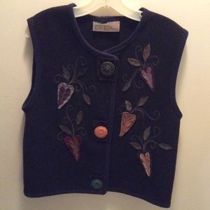 WOOL ART VEST